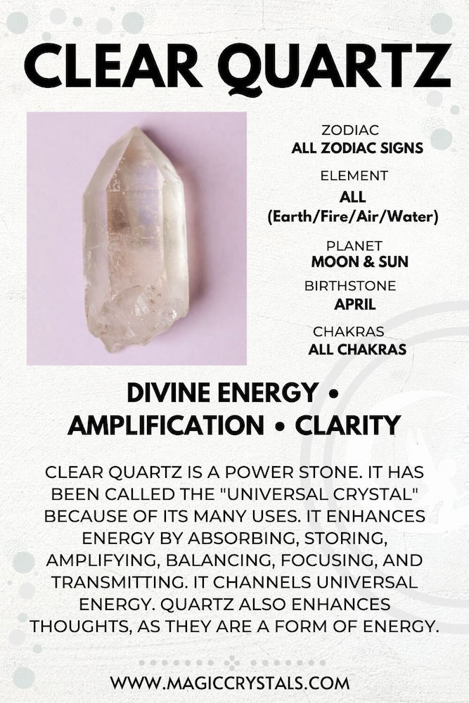 Natural Clear Quartz Stone Benefits & Uses - Blog